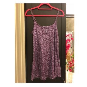 H.i.p - purple sequin tank top